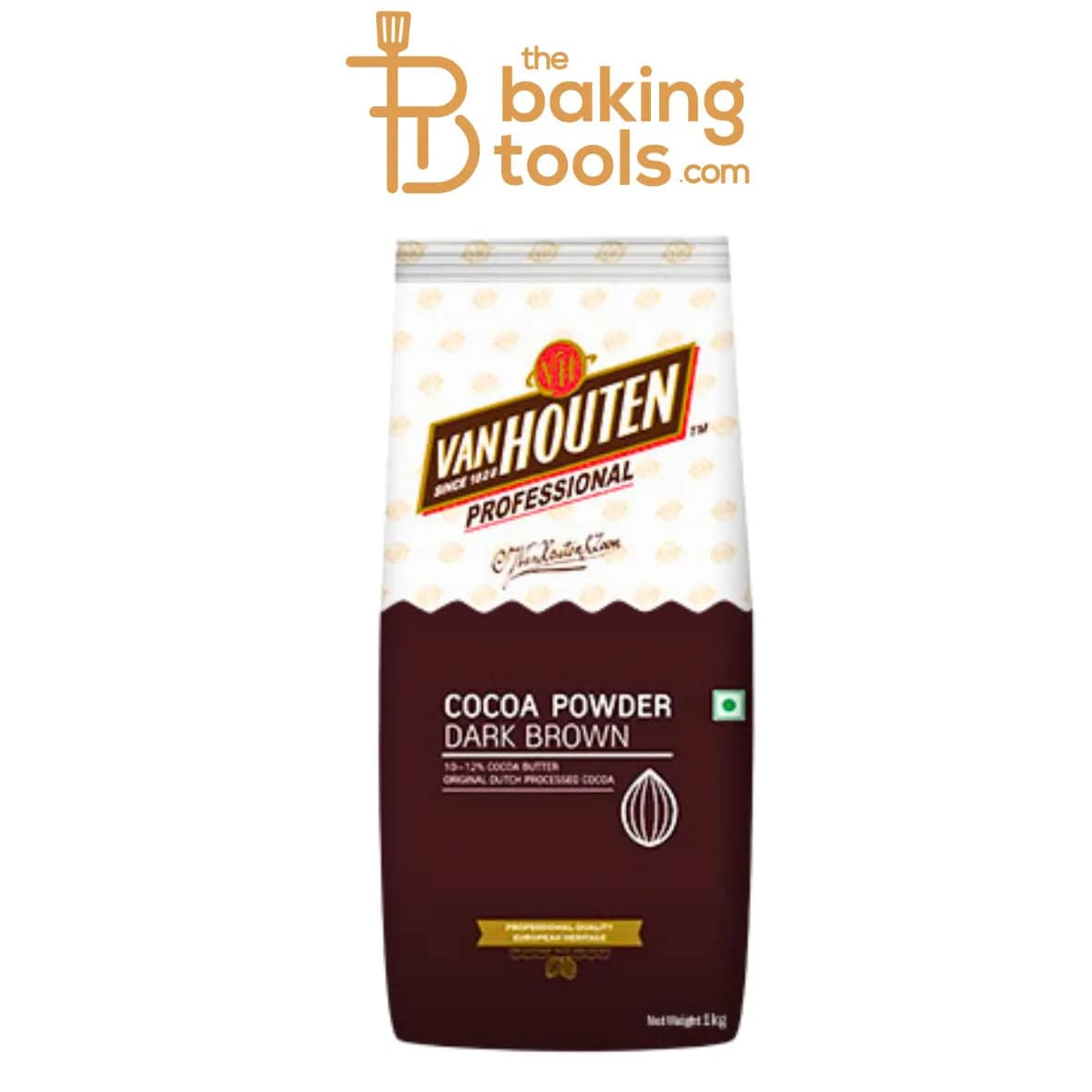 Van Houten (VHP) Cocoa Powder Dark Brown - 1 Kg (No COD) - thebakingtools.com