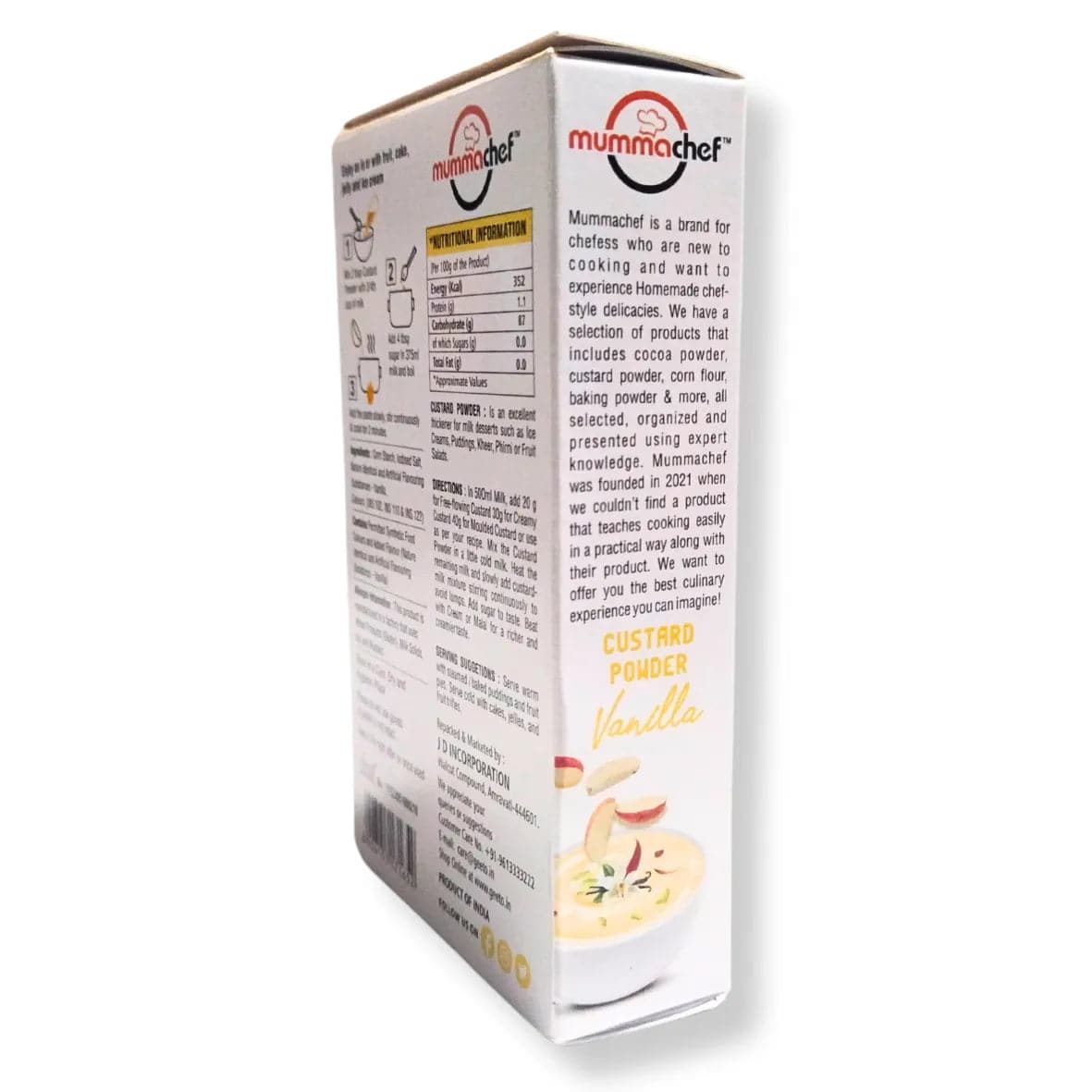 Vanilla Custard Powder 100 Grams | Mummachef Vanilla Custard Powder - thebakingtools.com