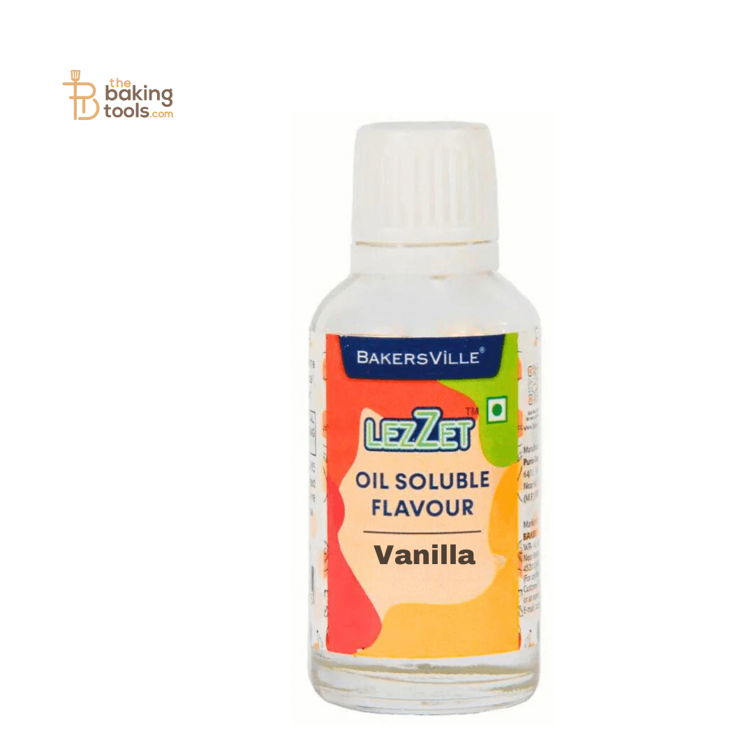 Vanilla Oil Soluble Flavour Lezzet 10 ml - thebakingtools.com