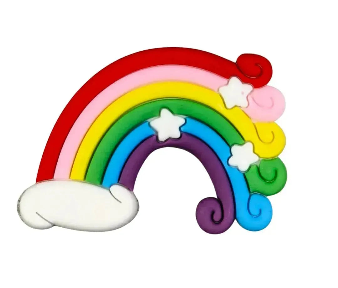 Silicone Rainbow Cake Topper (9cm x 5cm) - 2 - thebakingtools.com