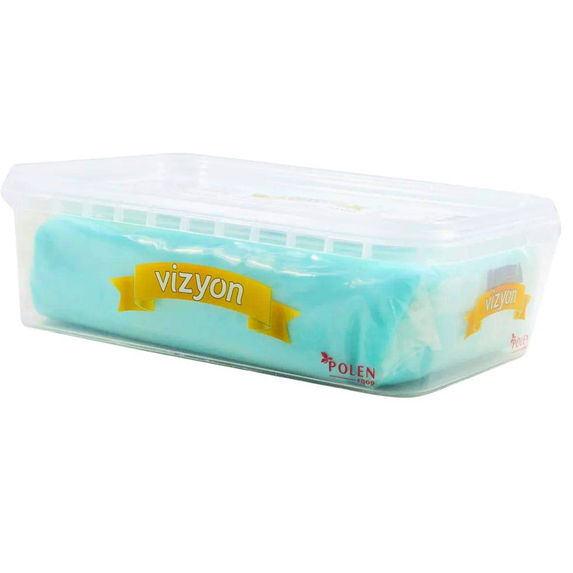 Vizyon Sugar Paste (Fondant) Light Blue, 1 Kg - thebakingtools.com