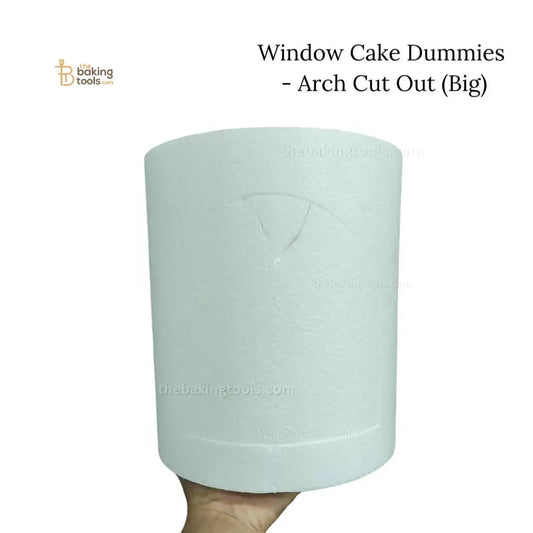 Window Cake Dummies - Arch Cut Out (Big) (NO DAMAGE CLAIMS) - (NO COD) - thebakingtools.com