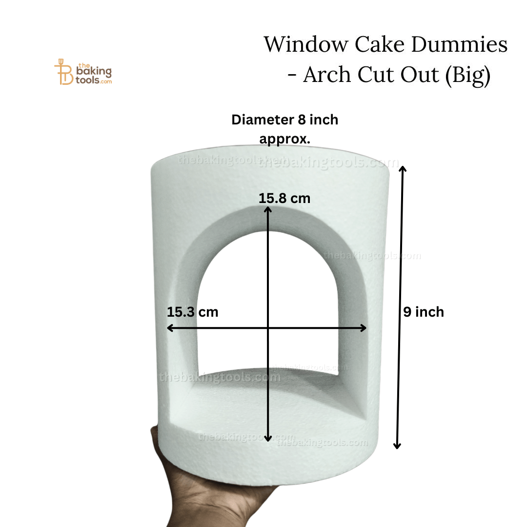 Window Cake Dummies - Arch Cut Out (Big) - thebakingtools.com