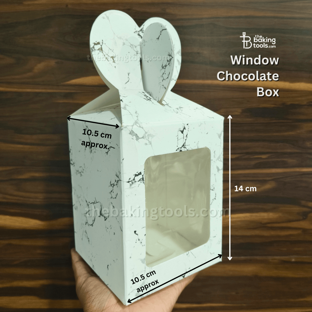 Window Chocolate Boxes - 002 | Pack of 10 - thebakingtools.com