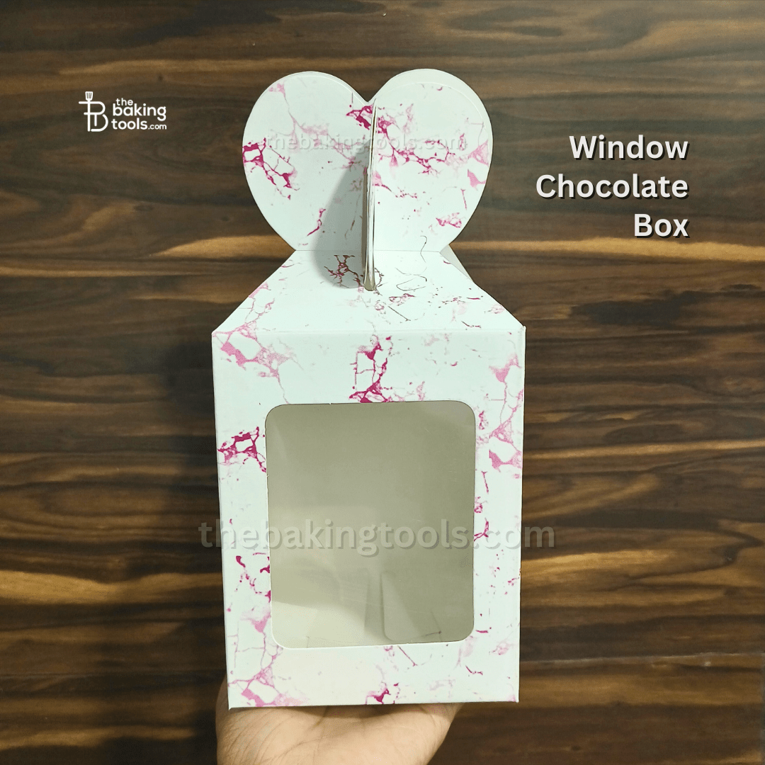 Window Chocolate Boxes - 003 | Pack of 10 - thebakingtools.com