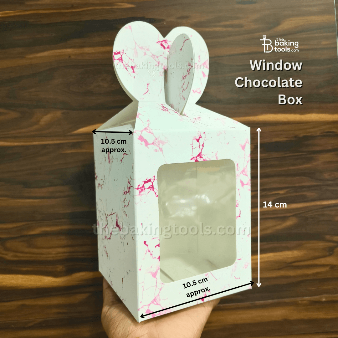 Window Chocolate Boxes - 003 | Pack of 10 - thebakingtools.com