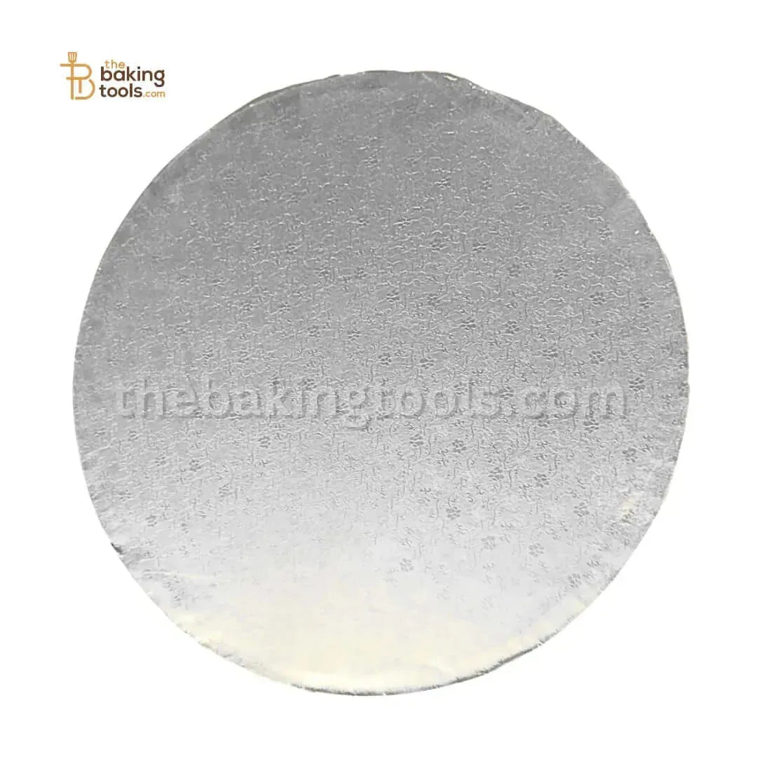 Round Golden And Silver Drum Board 14 inch (Pack of 5) - thebakingtools.com