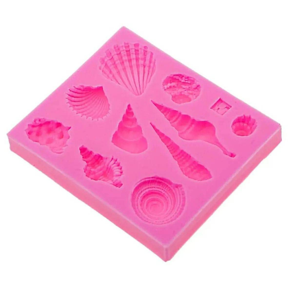 Shell Conch Sea Silicone Fondant Gum Paste Mould - thebakingtools.com