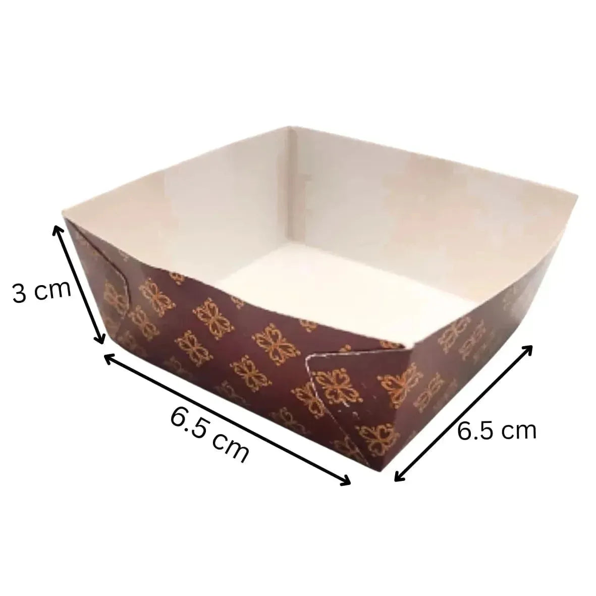 Bake and Serve Disposable Paper Brownie Box - Square (Big) - thebakingtools.com