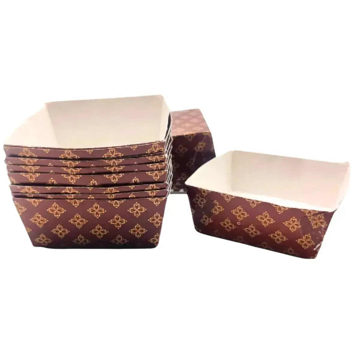 Bake and Serve Disposable Paper Brownie Box - Square (Big) - thebakingtools.com