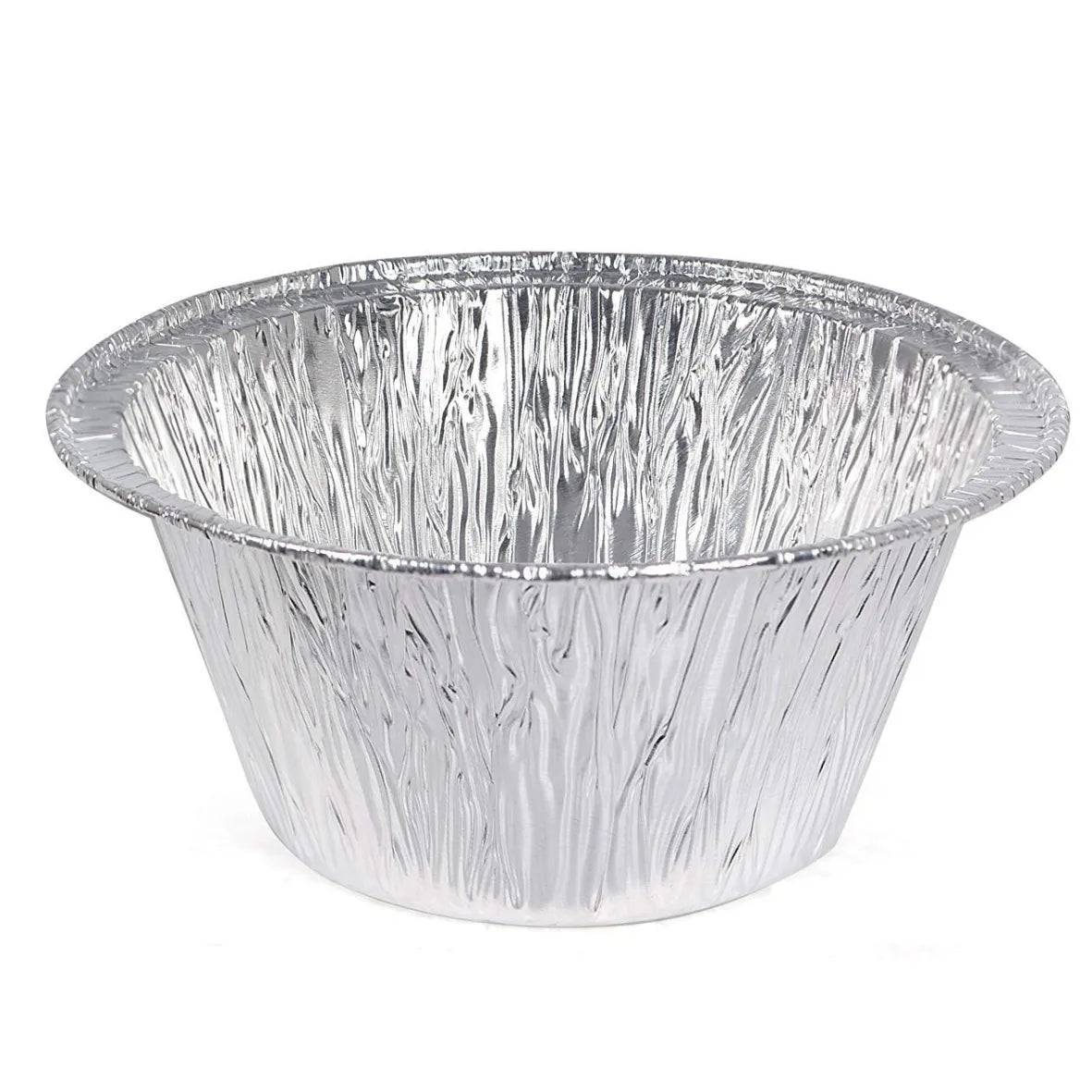 Choco Lava Aluminum Foil Cups 140ml (Pack of 100) - thebakingtools.com