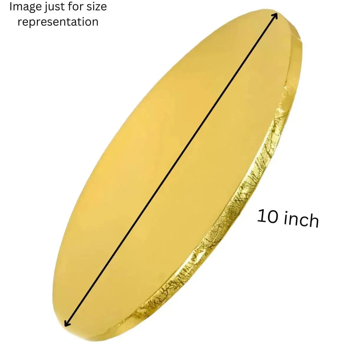 Round Golden Drum Board 10 inch (Pack of 5) - thebakingtools.com
