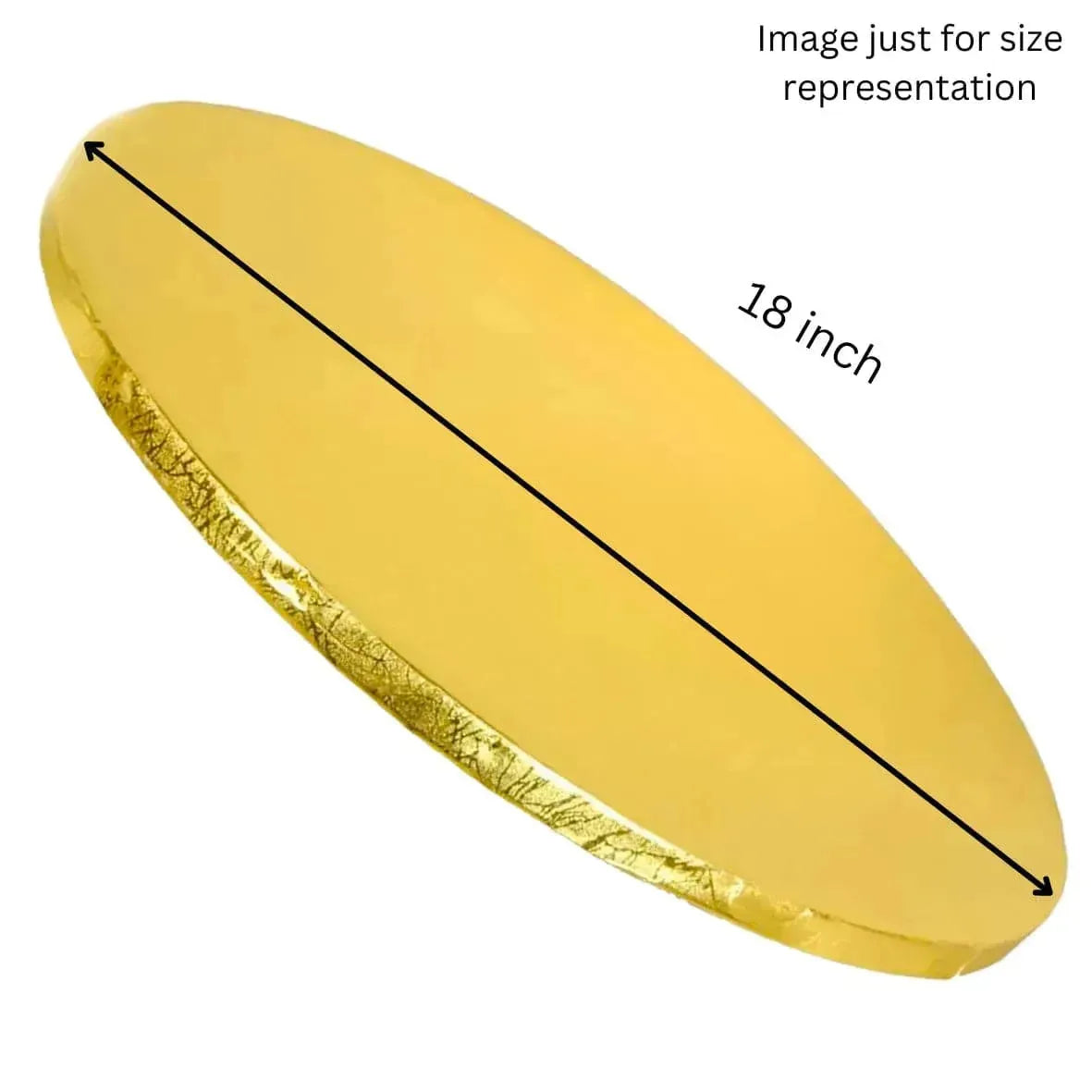 Round Golden Drum Board 18 inch (Pack of 3) - thebakingtools.com