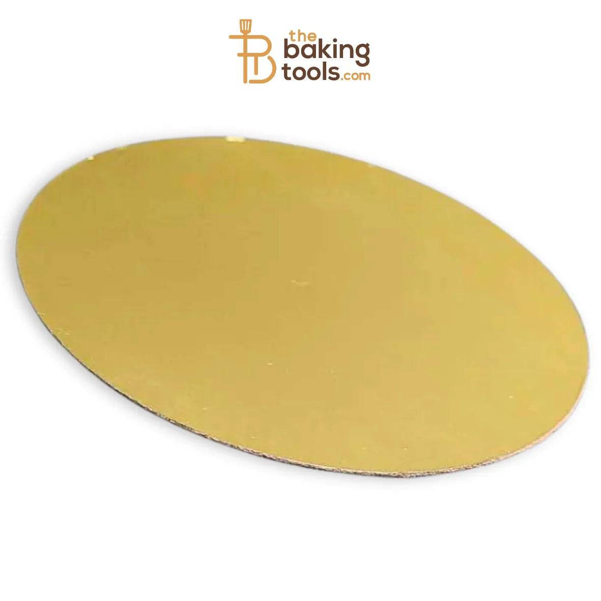 Golden Dial (MDF Board) For 500gm Cake For 8X8 Inch Box - thebakingtools.com