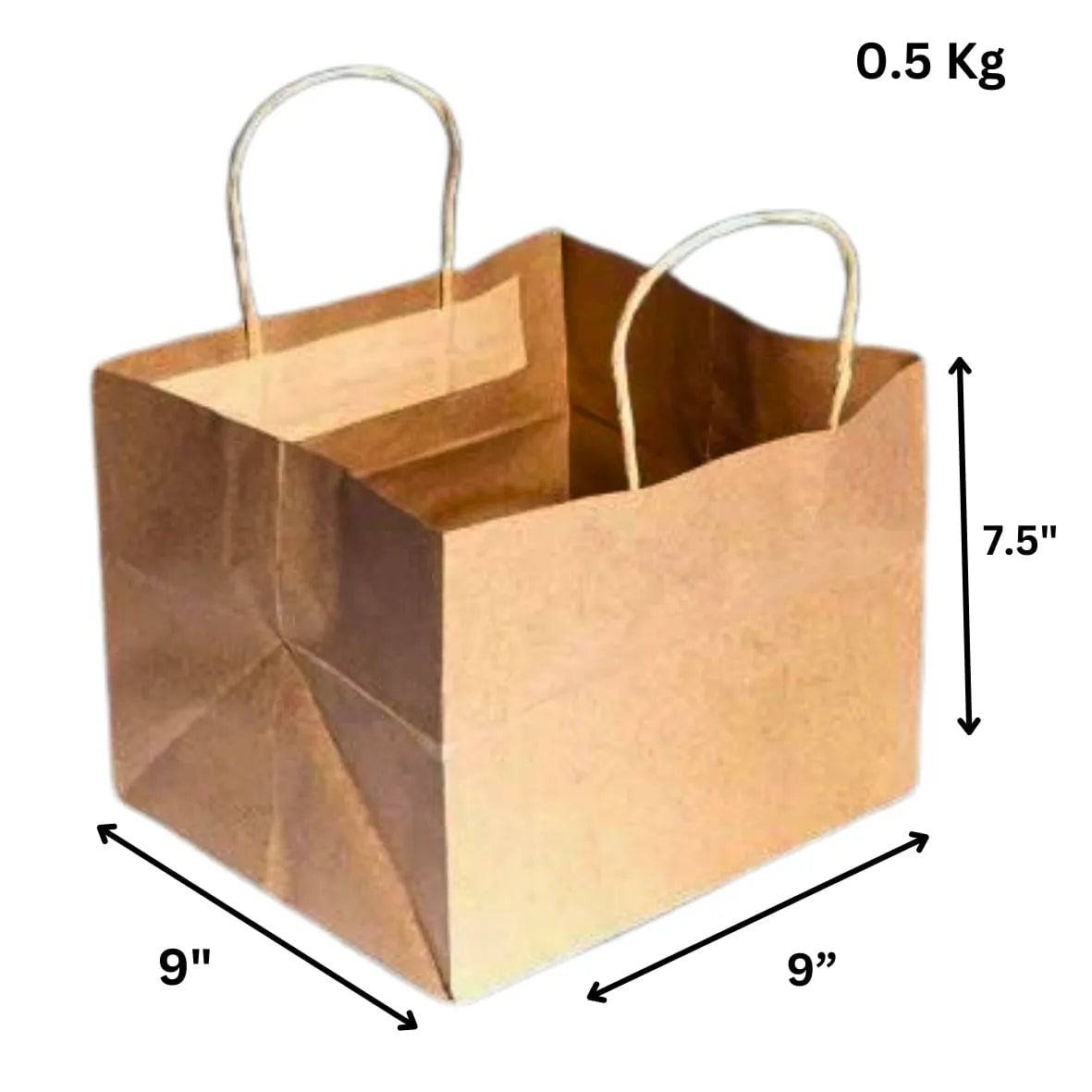 Paper Bag 0.5 kg Capacity - thebakingtools.com