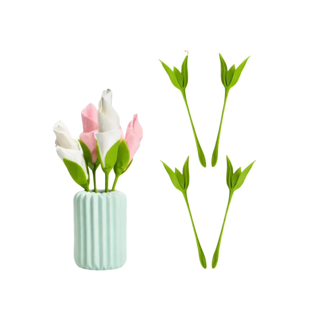 Flower Napkin Holder - Pack of 4