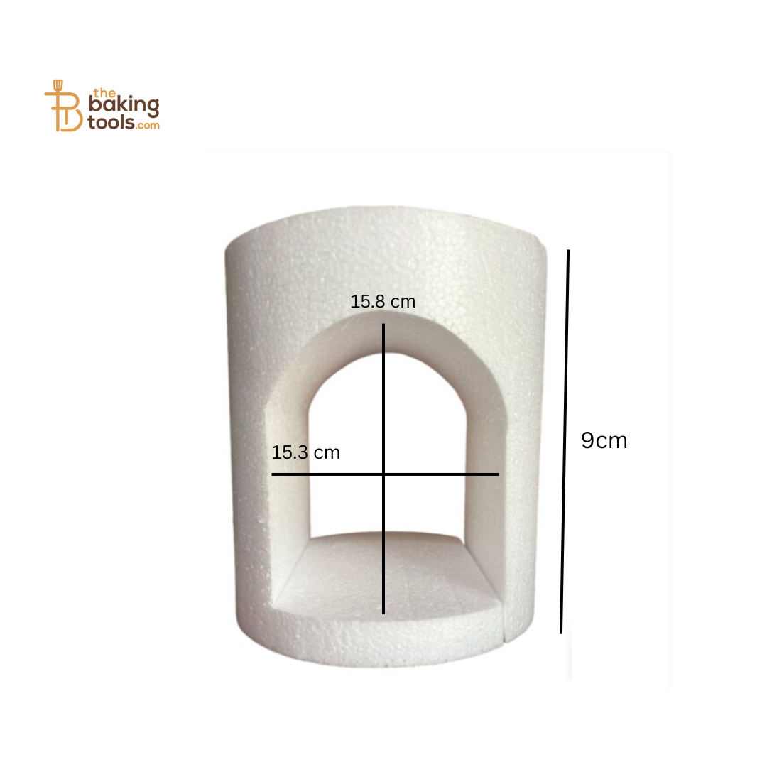 Window Cake Dummies - Arch Cut Out (Big) (NO DAMAGE CLAIMS) - (NO COD)